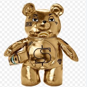 GOLD RUSH MONEYBEAR TEDDYBEAR BACKPACK